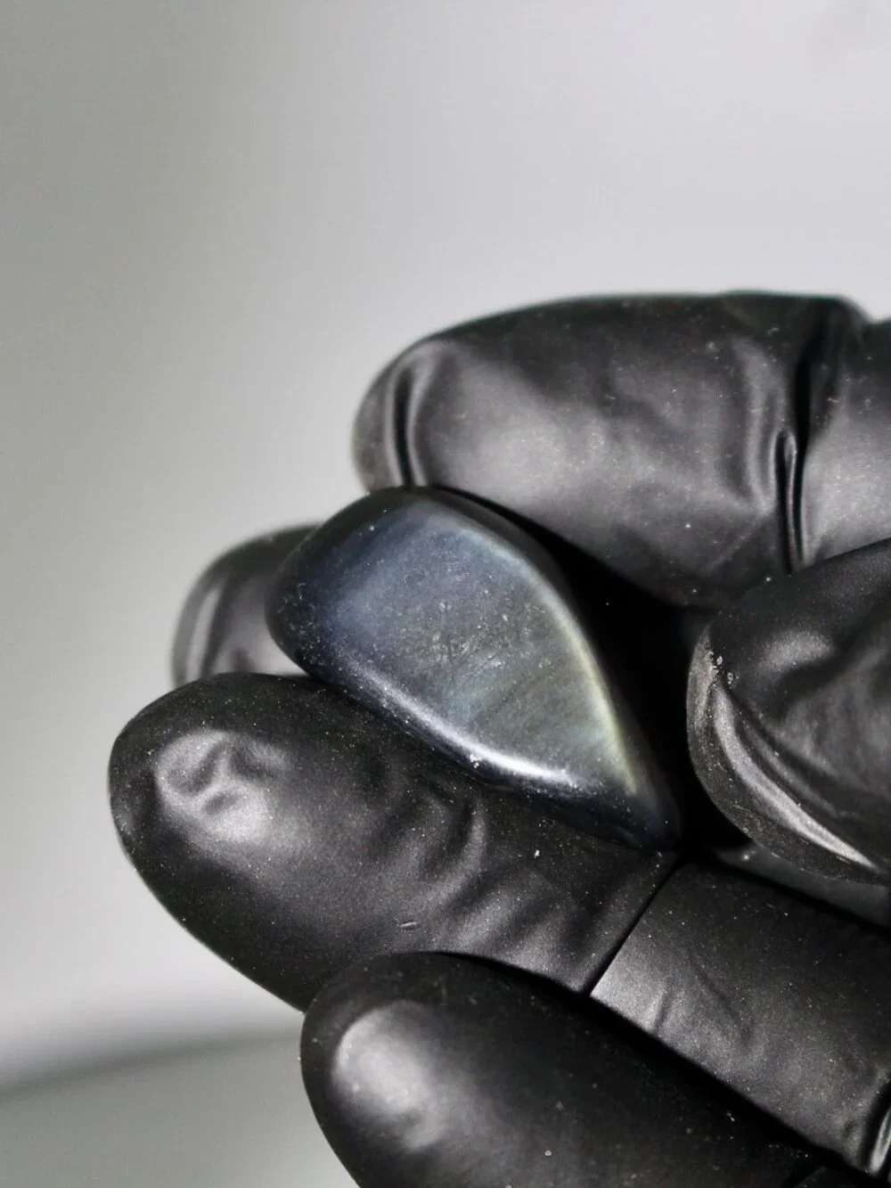 5.0g Blue Old Stock Rainbow Obsidian Polished Davis Creek California Rare Stone